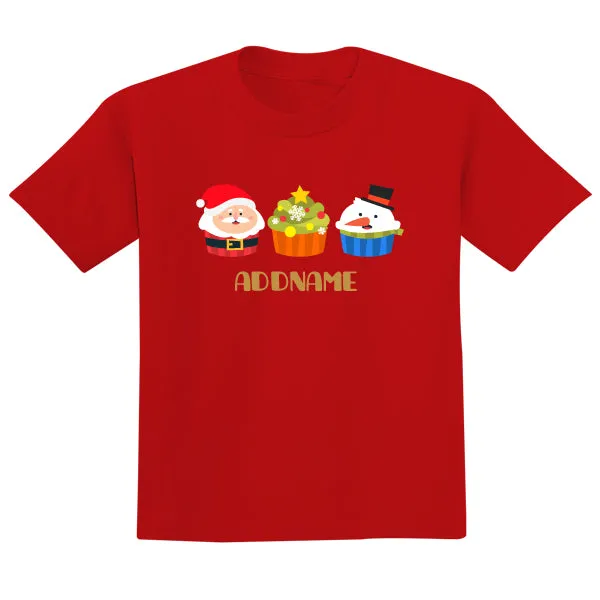Adorable Assorted Christmas Santa Cupcakes