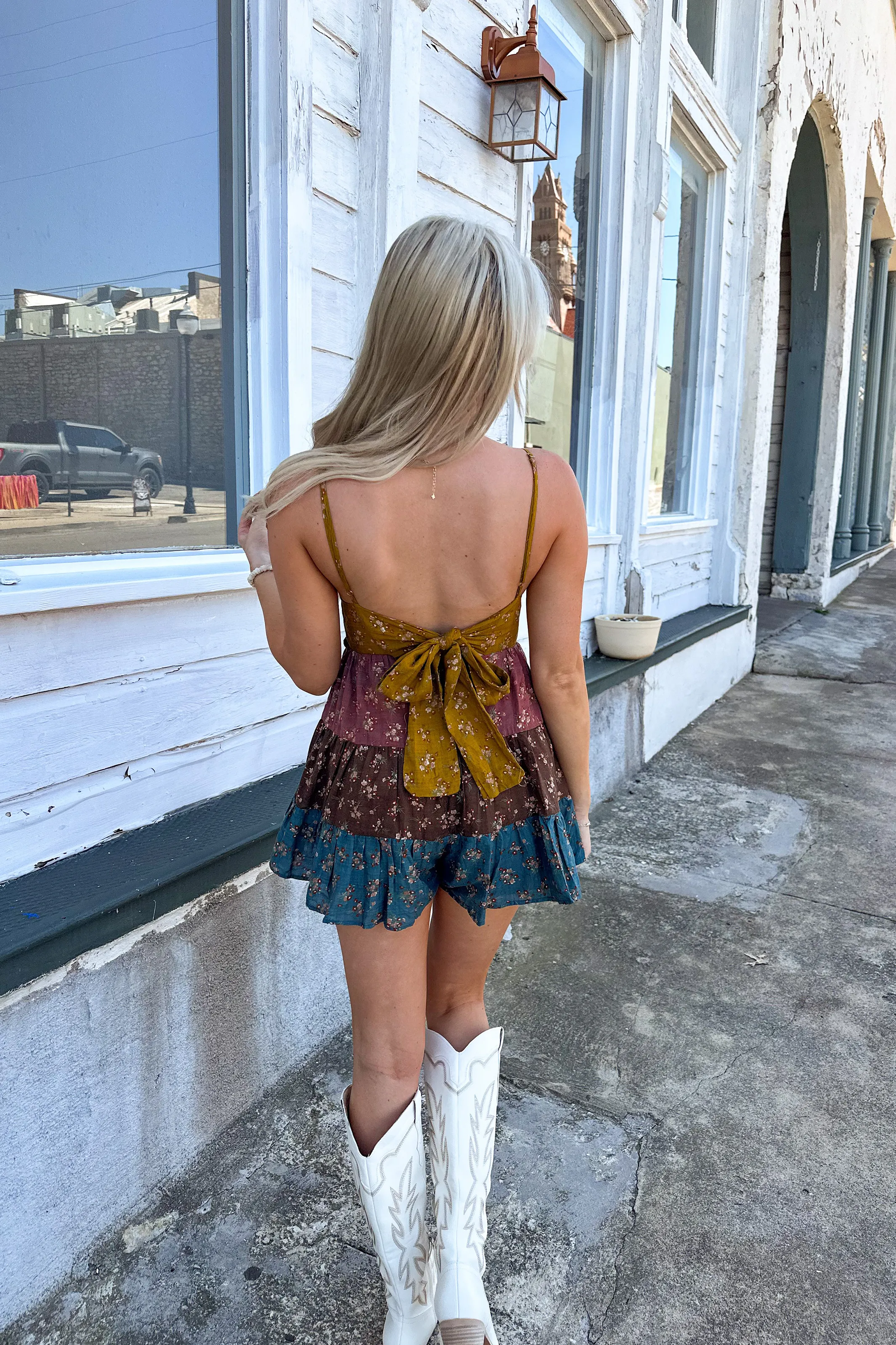 Autumn Tie Back Romper