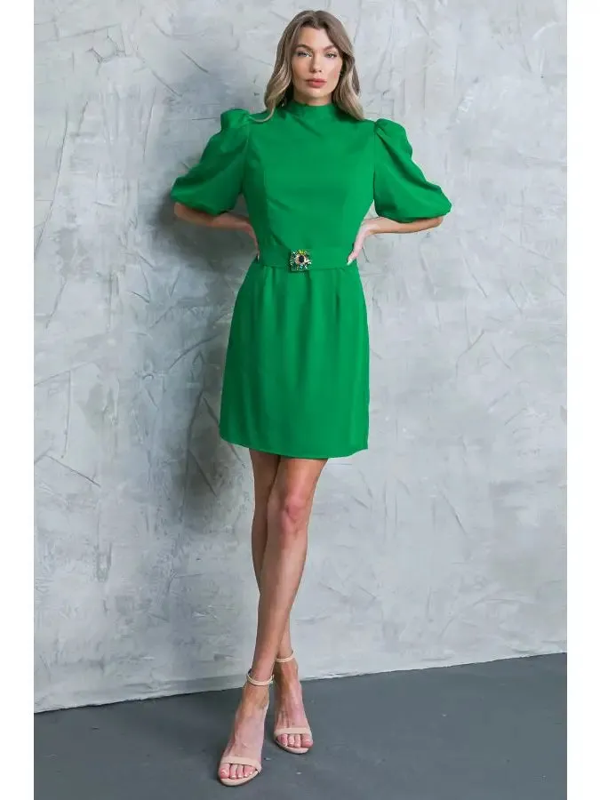 Belted Mini Dress
