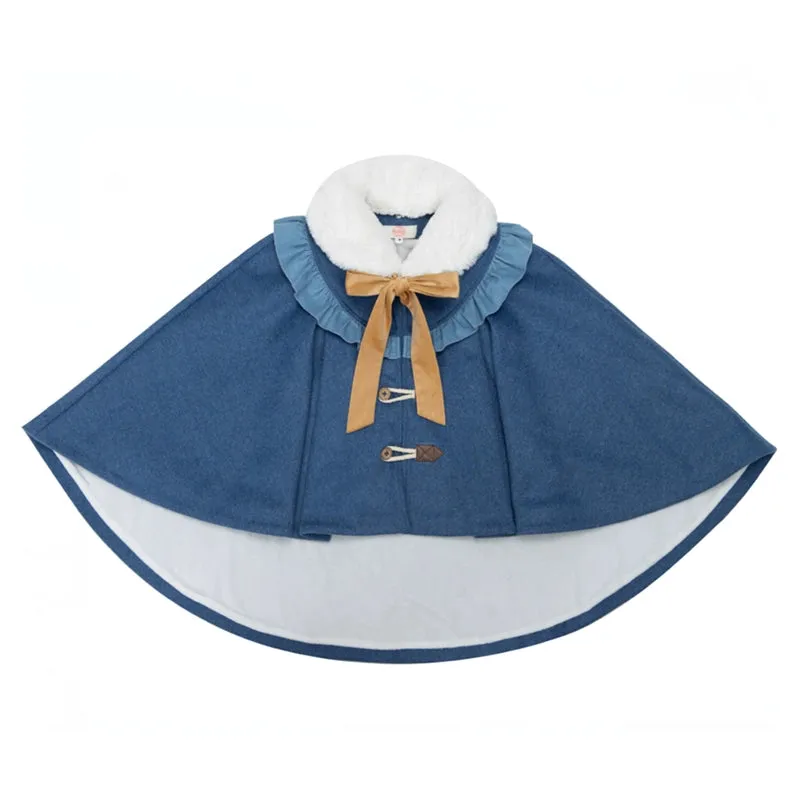 (BFM)YingLuoFu~Winter Lolita Skirt Set~ Starry Court Retro Palace SK Cloak