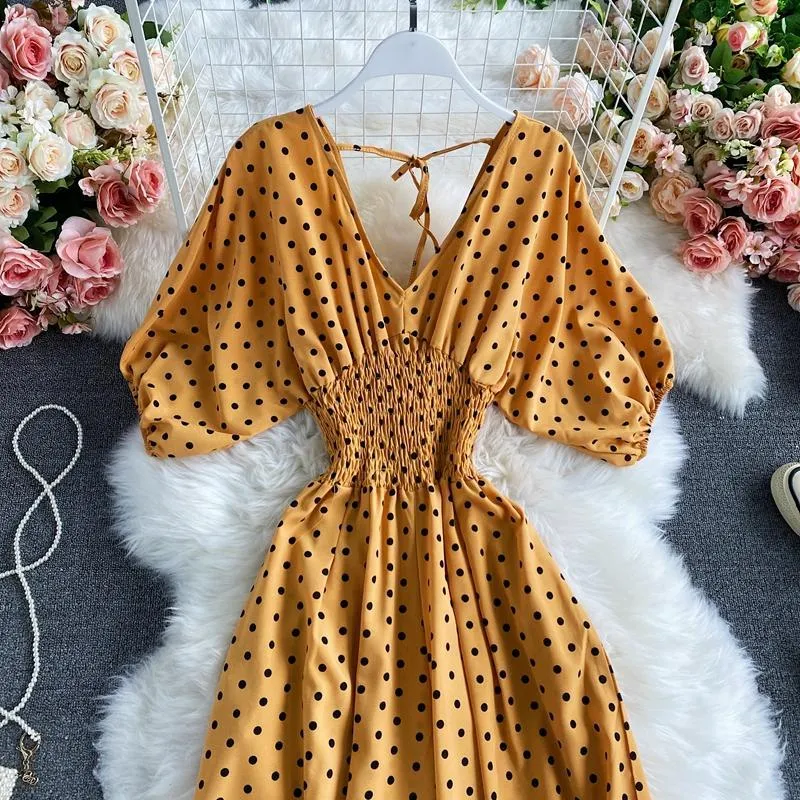 Bohemian Romper - Polka Dot Wide Leg