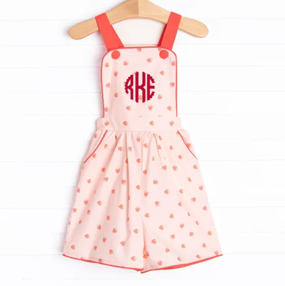 Bunch of Berries Romper, Pink