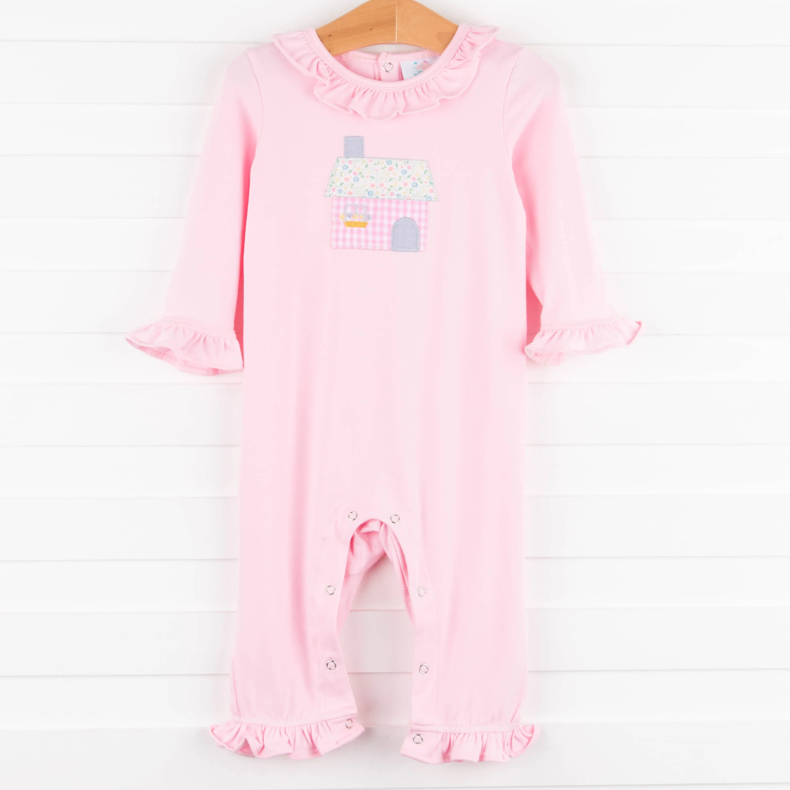 Cottage Cutie Romper, Pink