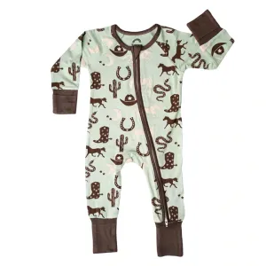 Emerson and Friends - Giddyup Bamboo Baby Footie Pajama