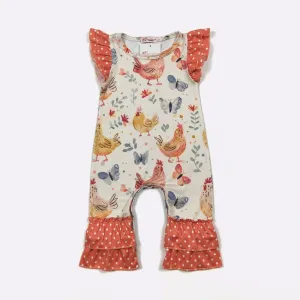 Hen Petals Romper/Dress