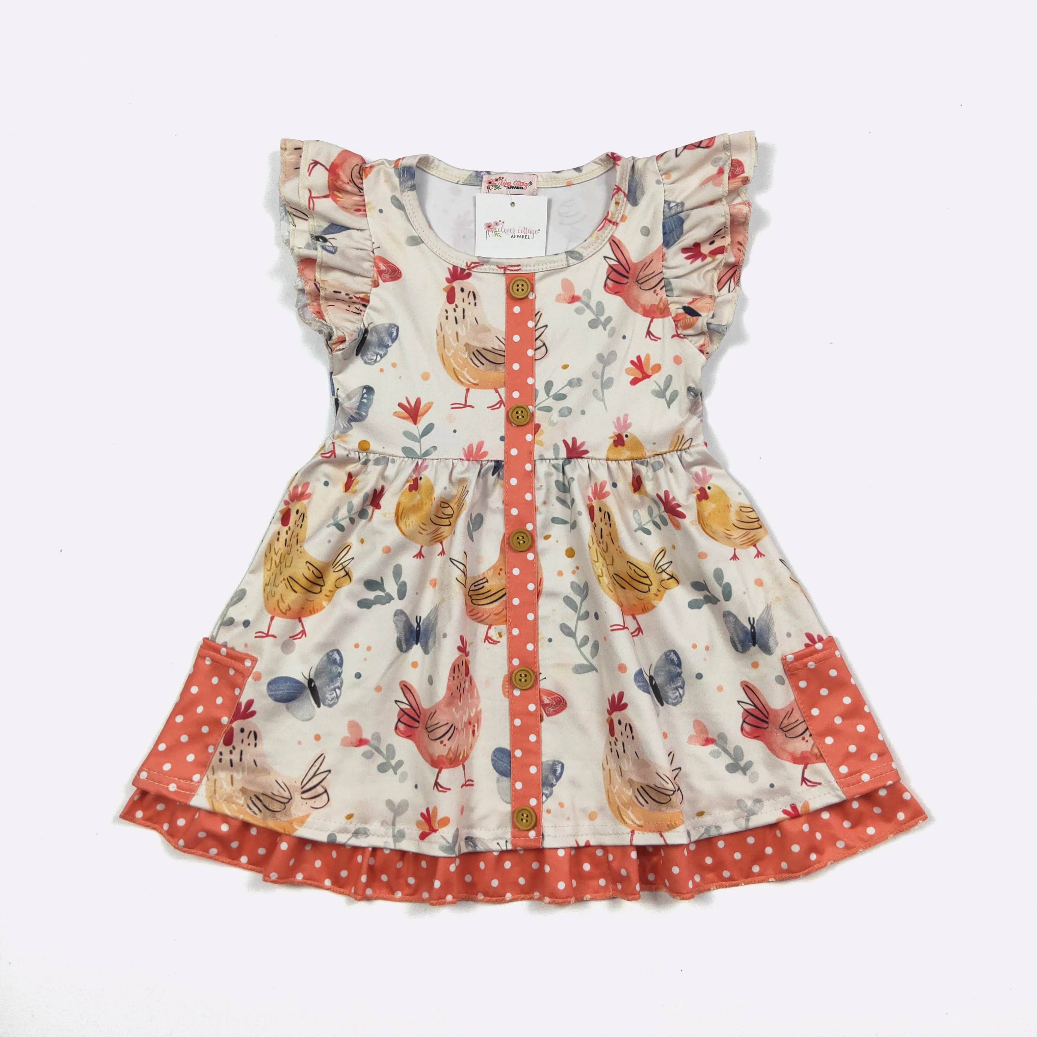 Hen Petals Romper/Dress