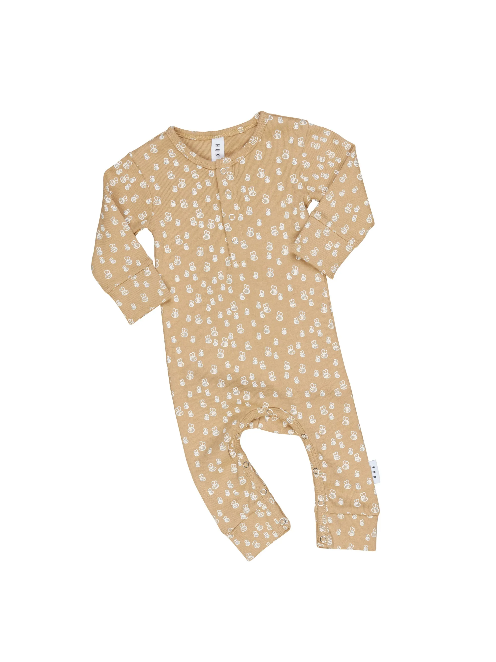 Huxbaby Honey Bee Rib Romper