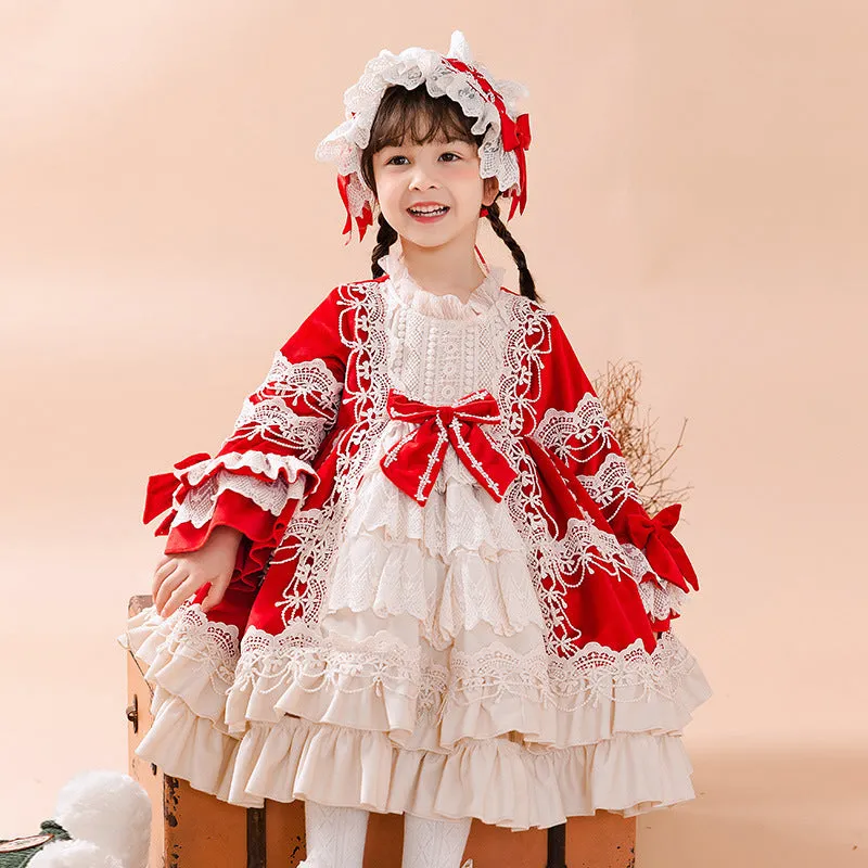 Kid Lolita Winter Velvet Dress