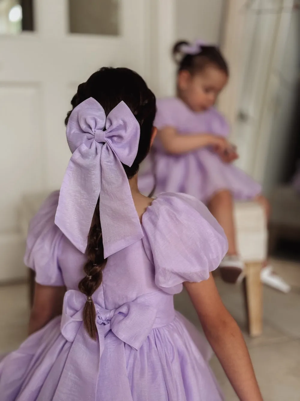 Lilac Elegance Sailor Bow