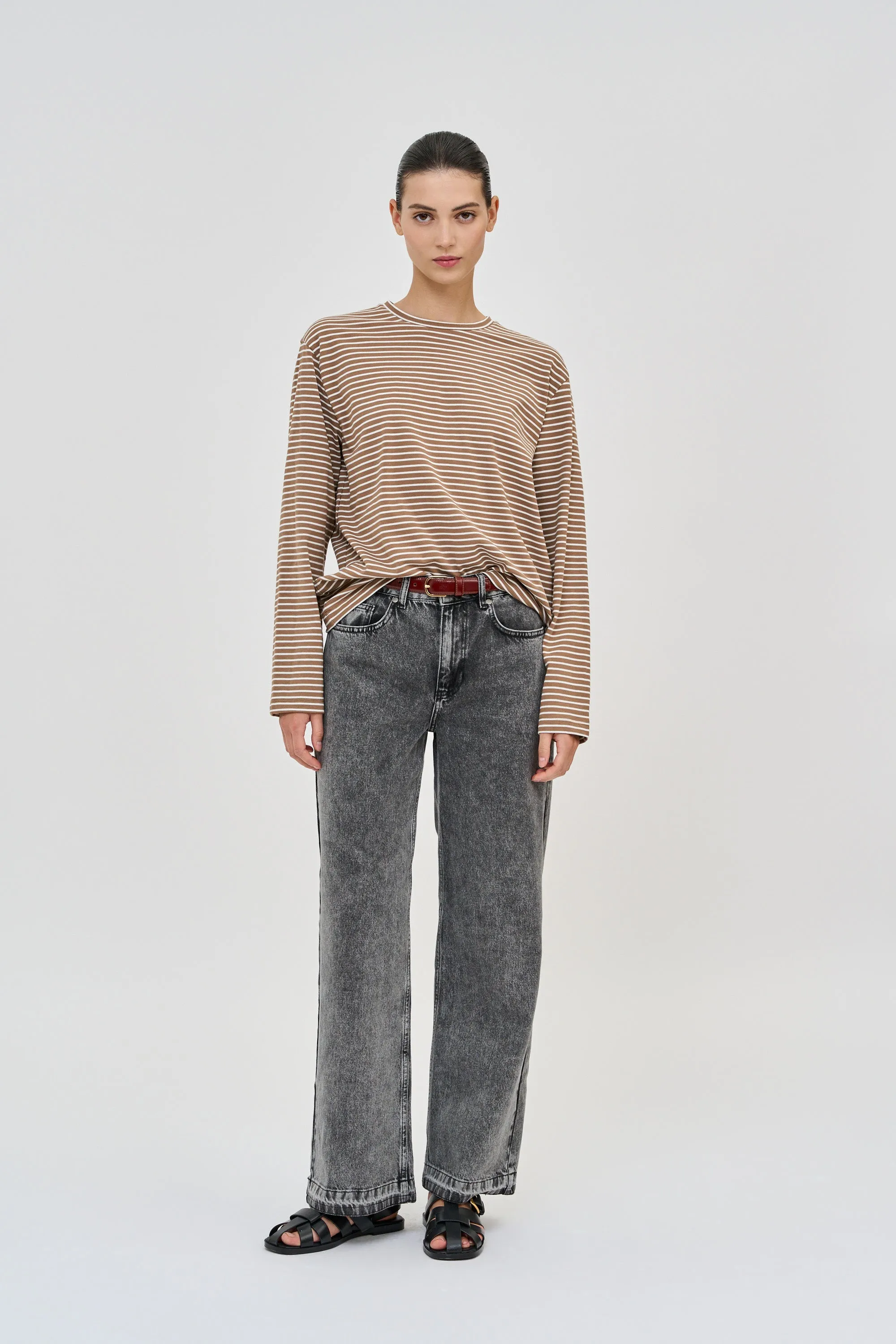 Long Sleeve T Brown