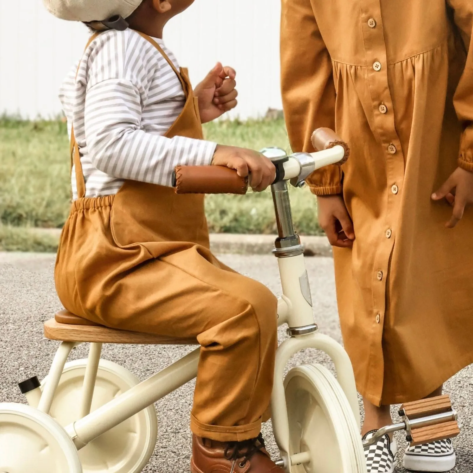 Organic Acorn Twill Overalls