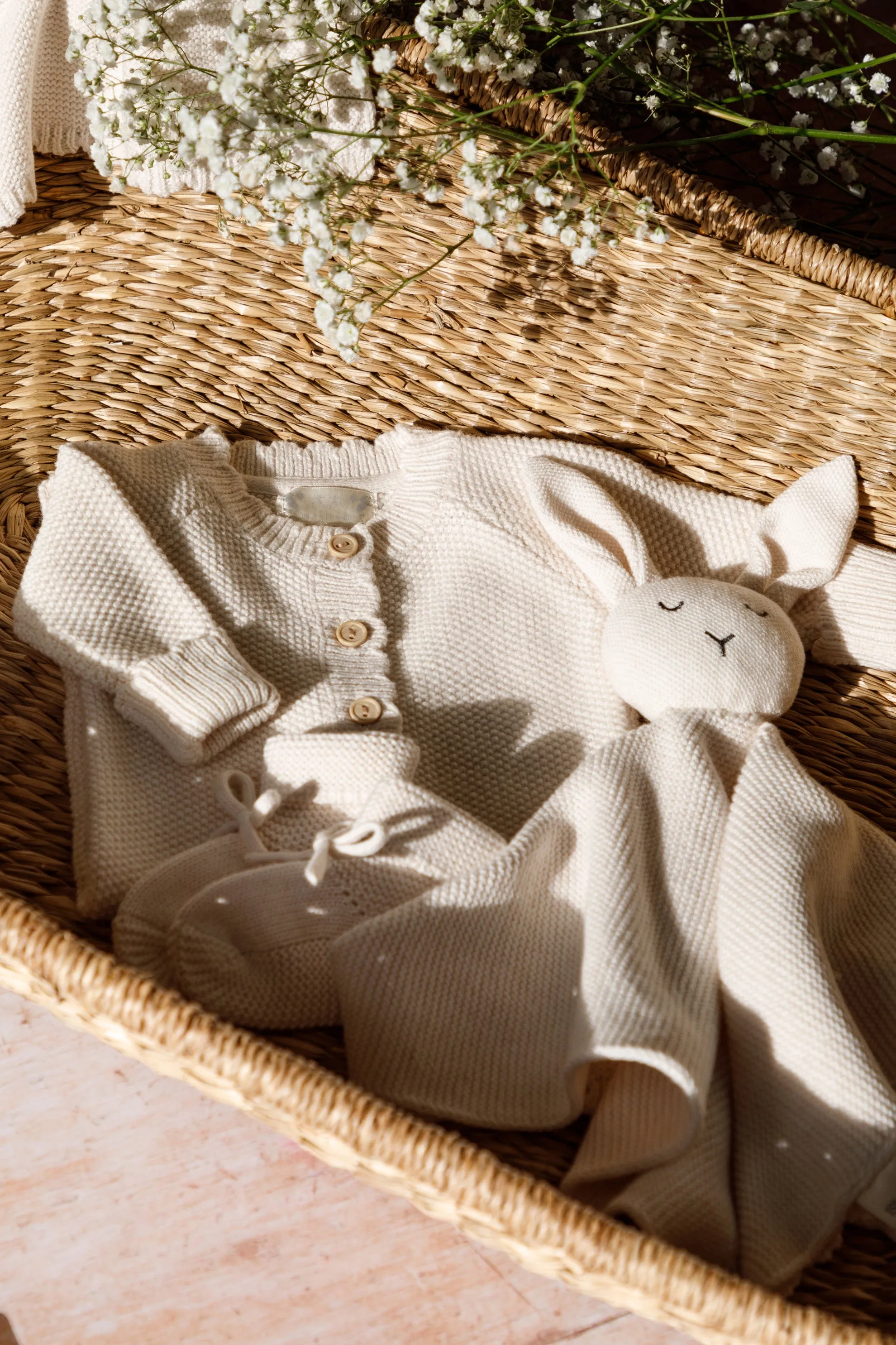 Organic Cotton Luxury Baby Bunny Bundle - Oat