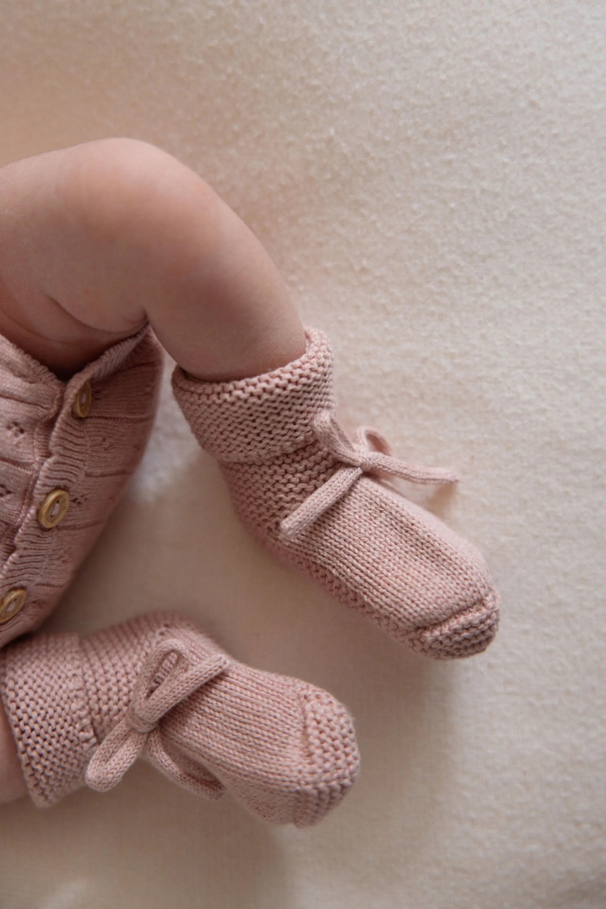 Organic Cotton Luxury Baby Stork Bundle - Rose