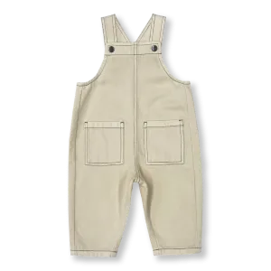 Organic Everyday Denim Overalls - Milk