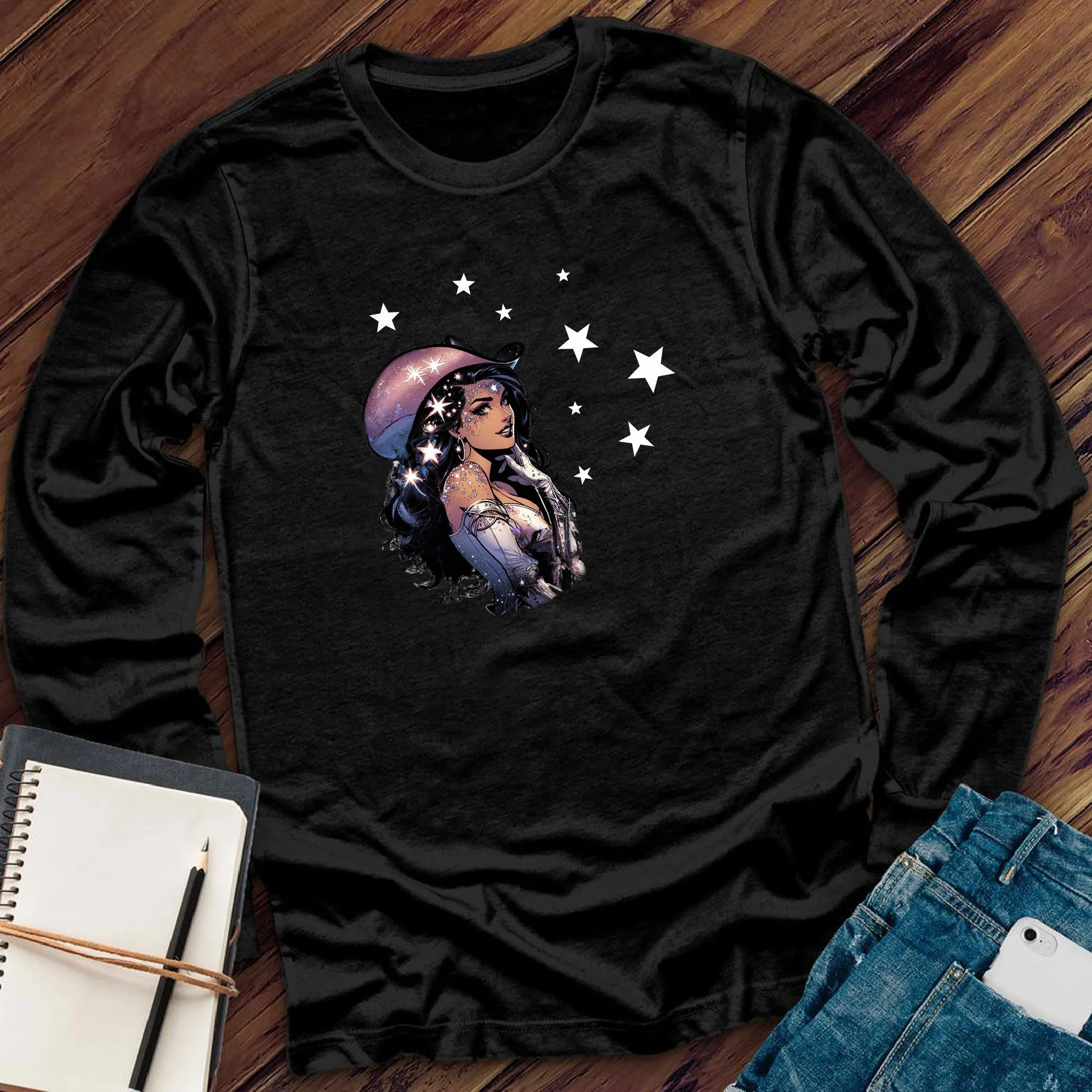 Pop Cosmic Cowgirl Long Sleeve