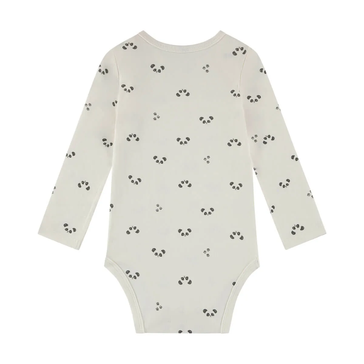 Romper BOBBY lange mouw (3-pack) - Off White, Off White & Print