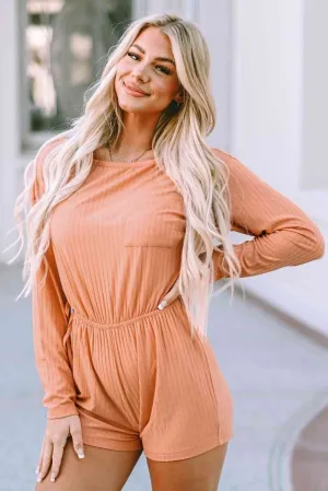 Sunset Glow Long Sleeve Romper