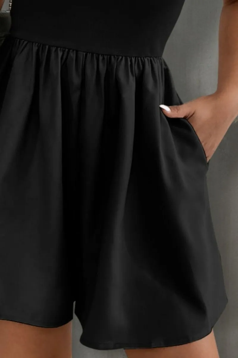 Sunshine Keeper Tube Top Romper Wide Leg