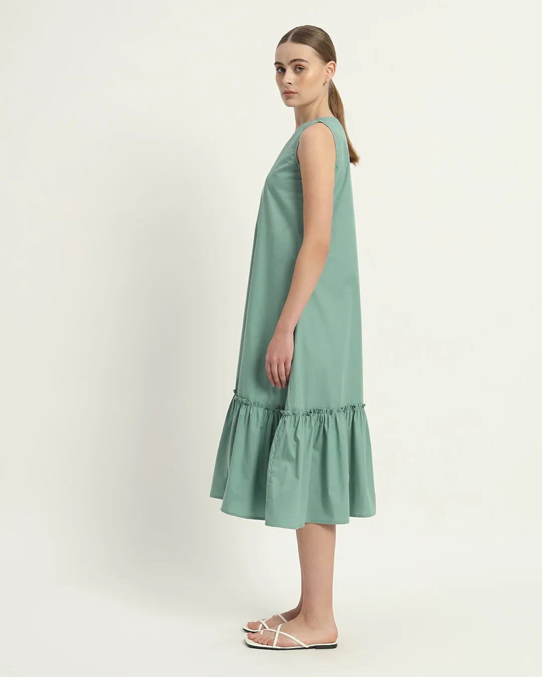 The Millis Mint Cotton Dress