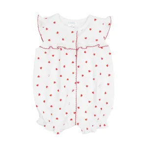 Tiny Heart Printed Romper | Baby Girl