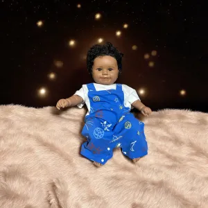 Unisex Baby Blue Star Romper