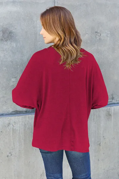Womens Green Long Sleeve T-Shirt
